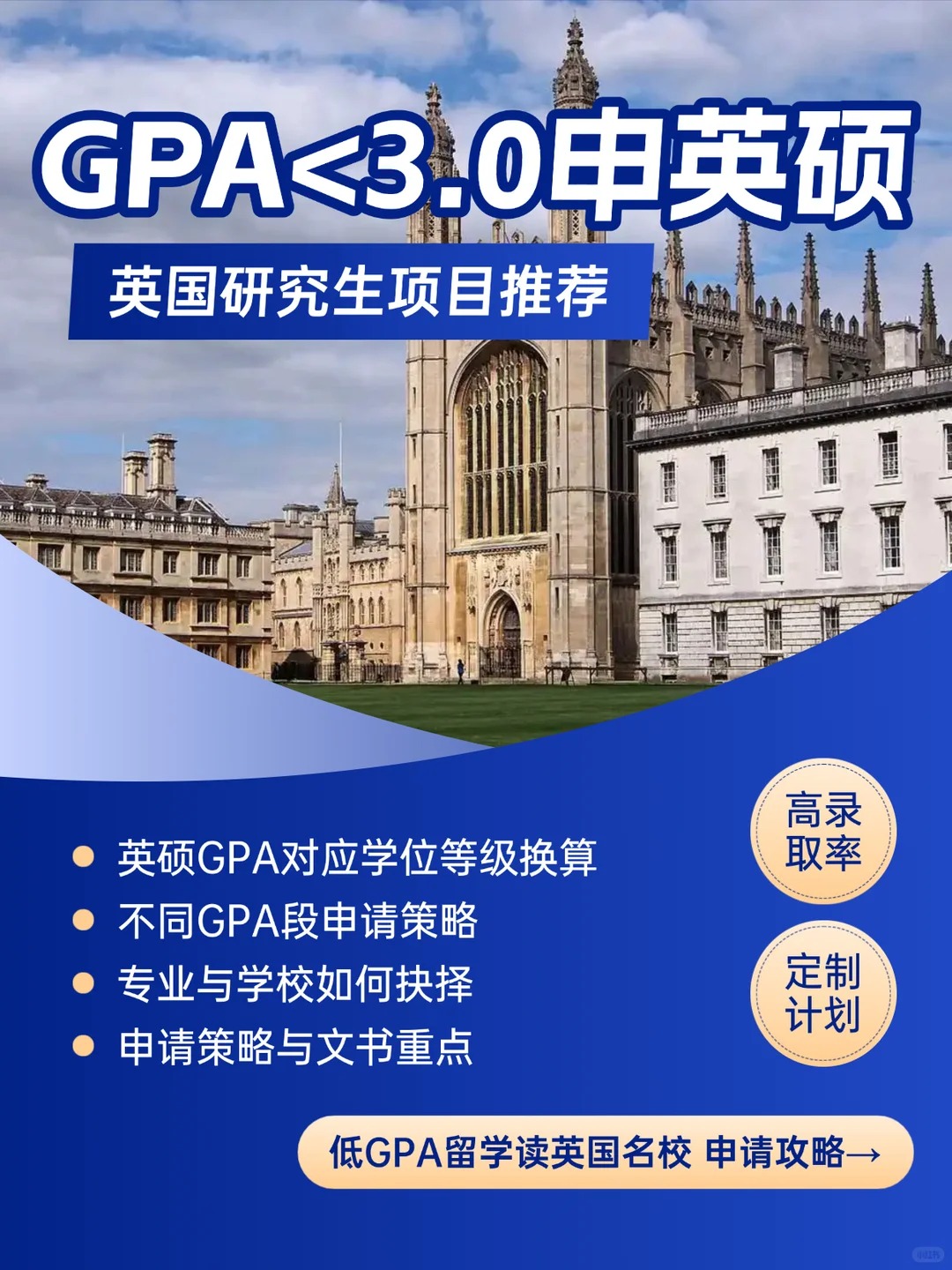 GPA_3.0能申请什么英国硕士